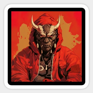 Oni Sticker